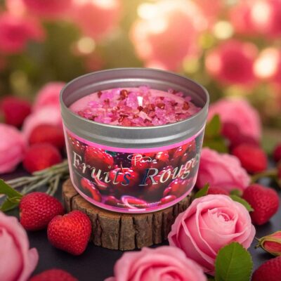 bougie prismea scintillante fruits rouges